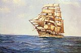 The Old White Barque by Montague Dawson